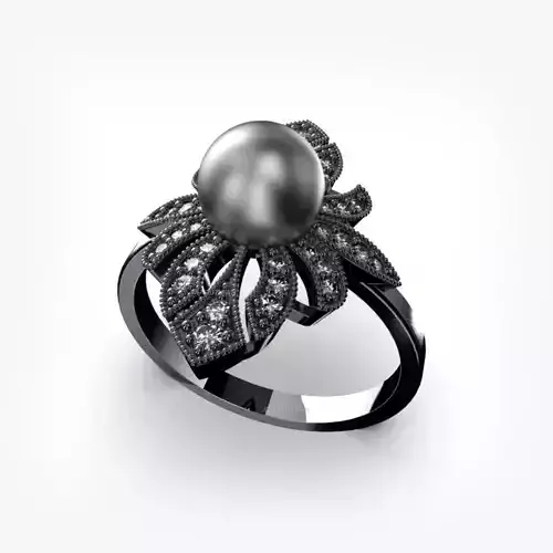 Vintage Ring with Pearl