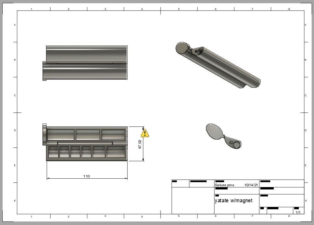 Yatate portable palette 3D print model_12