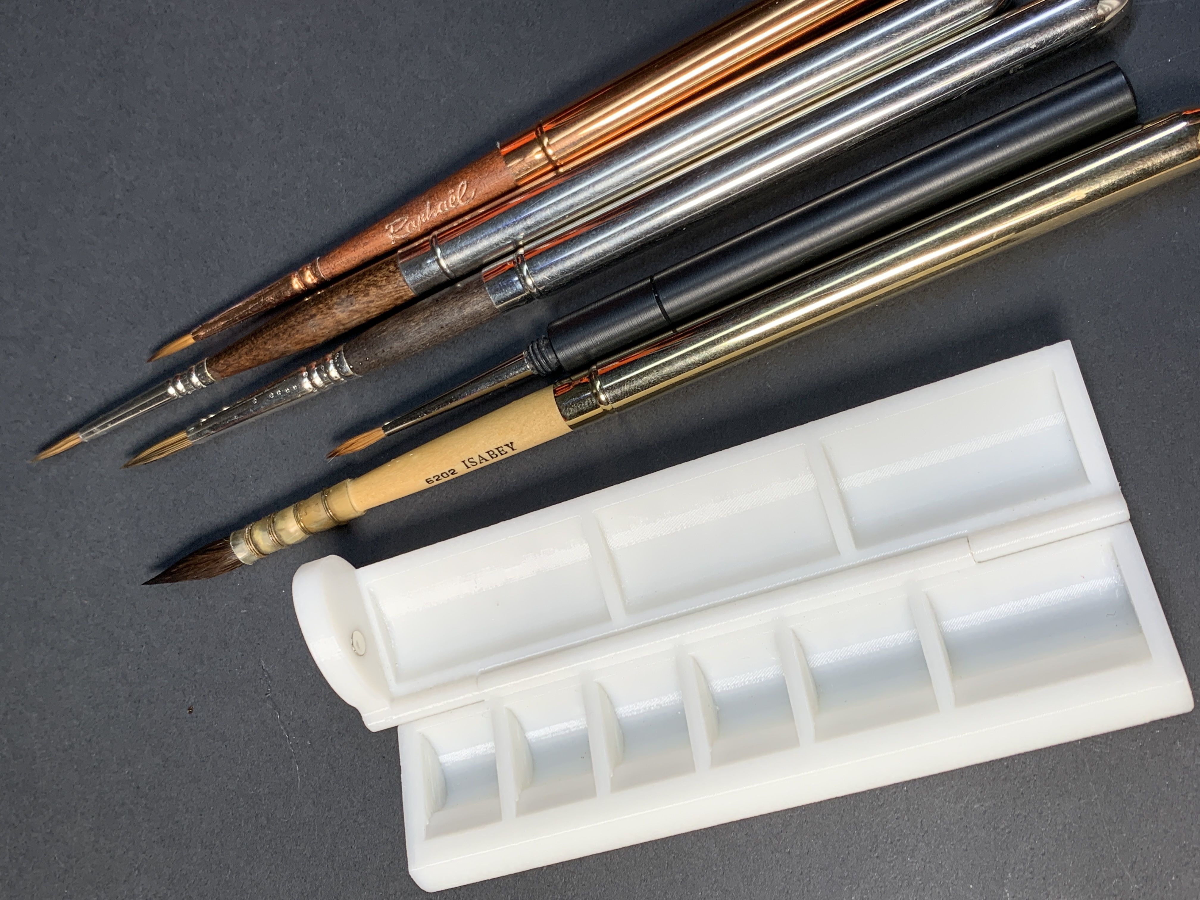 Yatate portable palette 3D print model_1