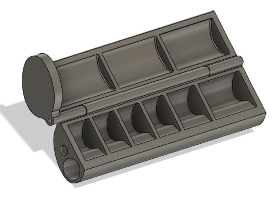 Yatate portable palette 3D print model_2