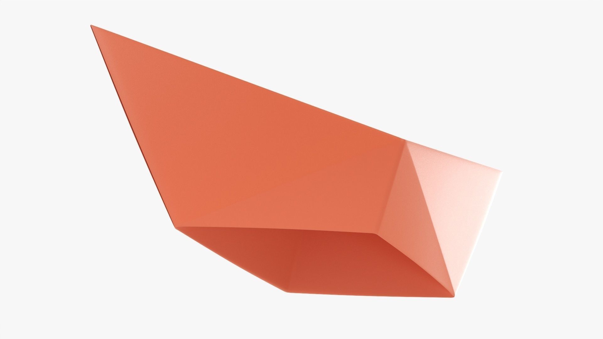 Paper boat  3D model_4