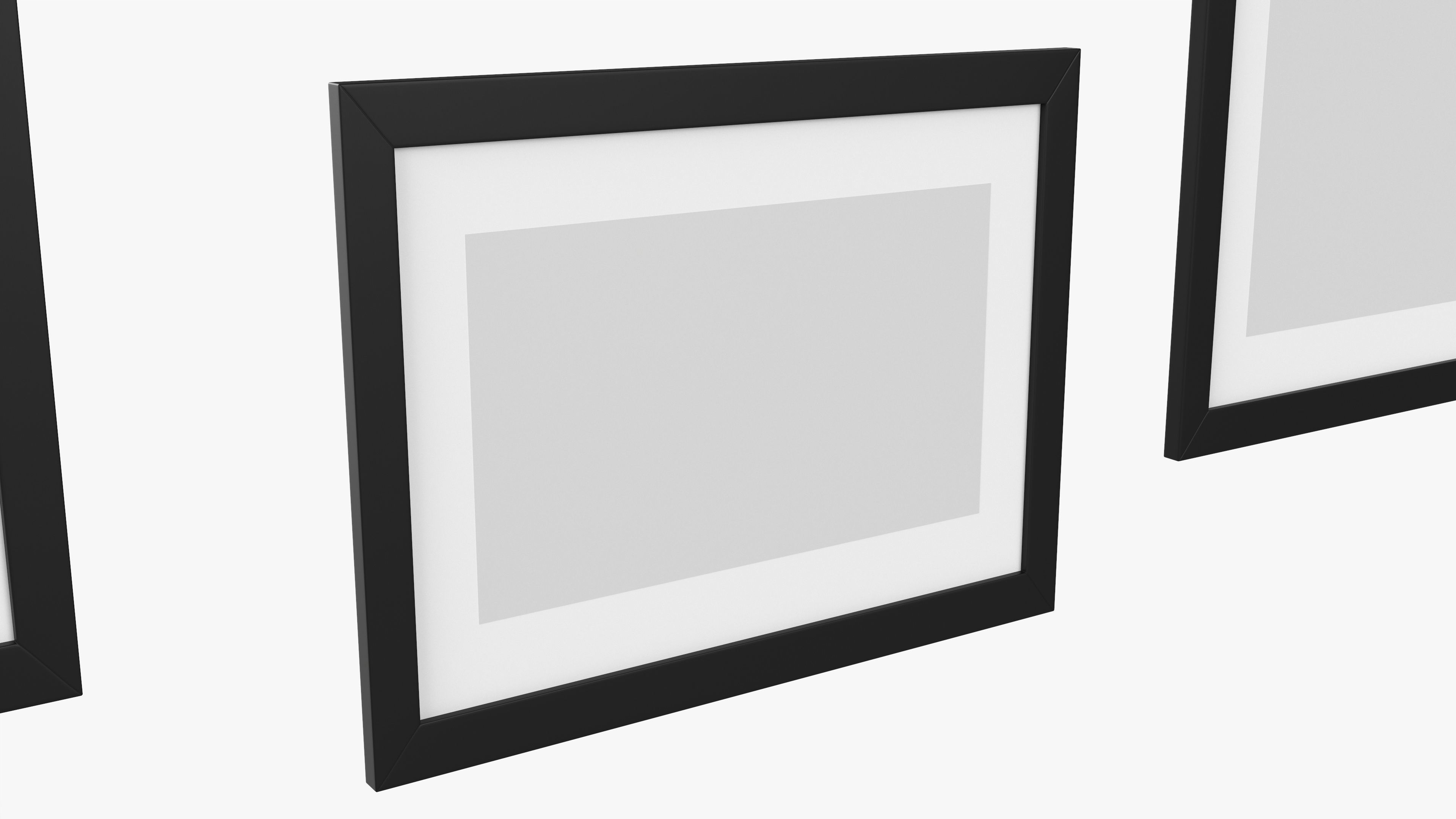 Picture frame set 01 3D model_2