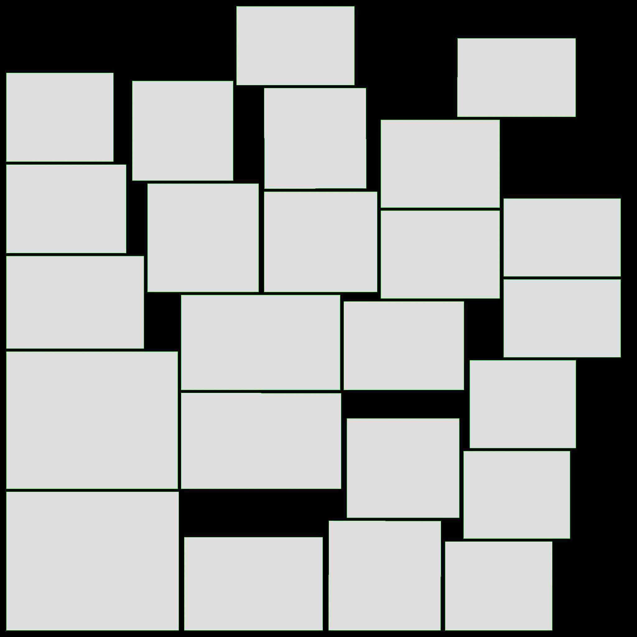 Picture frame set 01 3D model_9