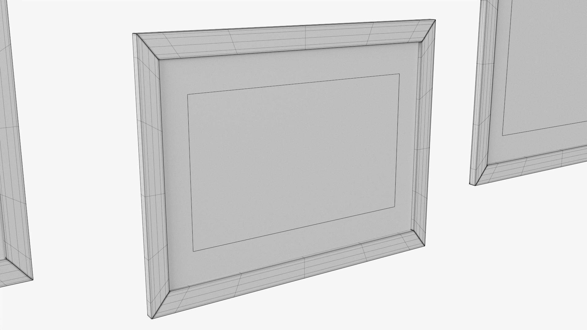 Picture frame set 01 3D model_6