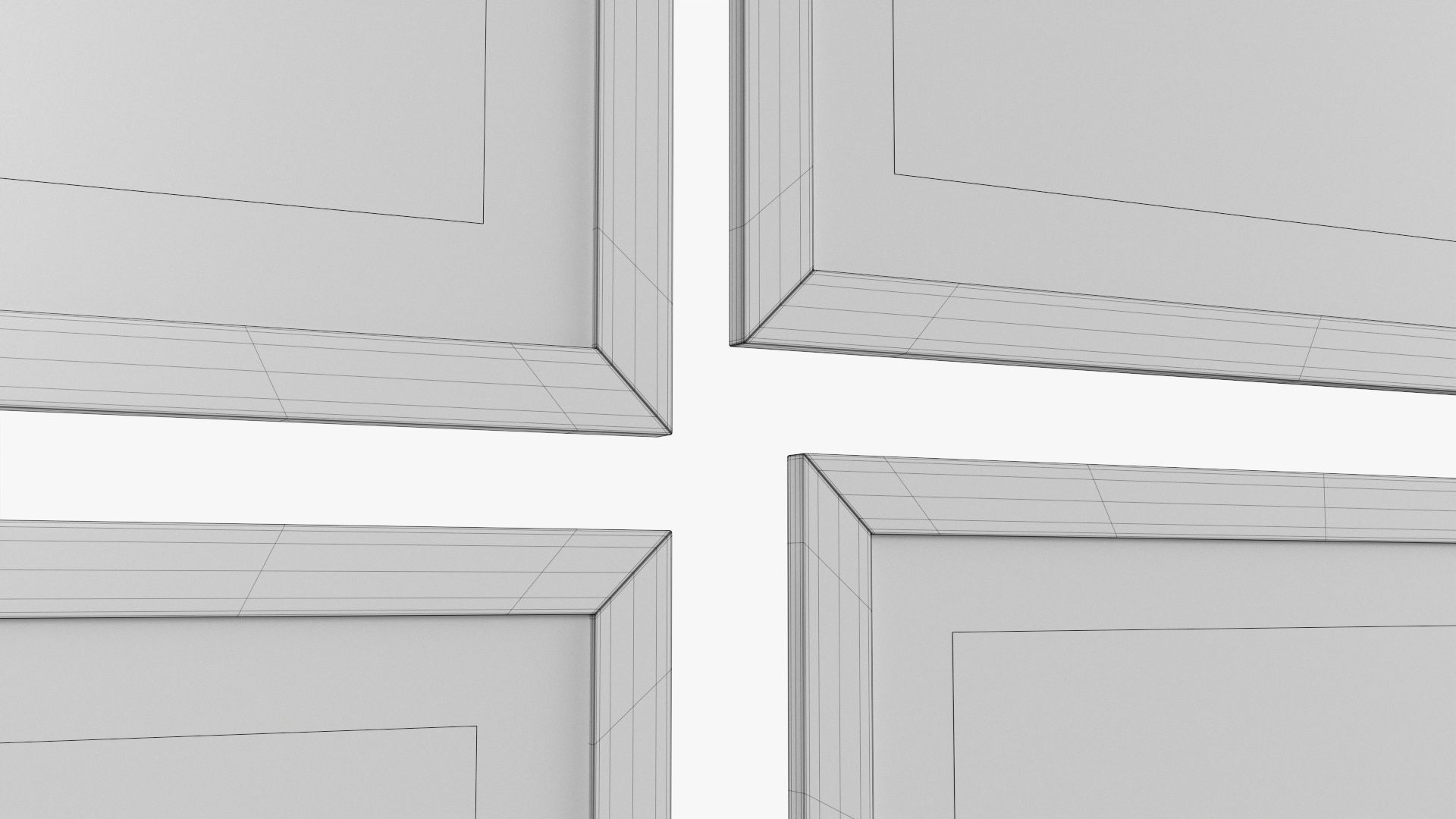 Picture frame set 02 3D model_6