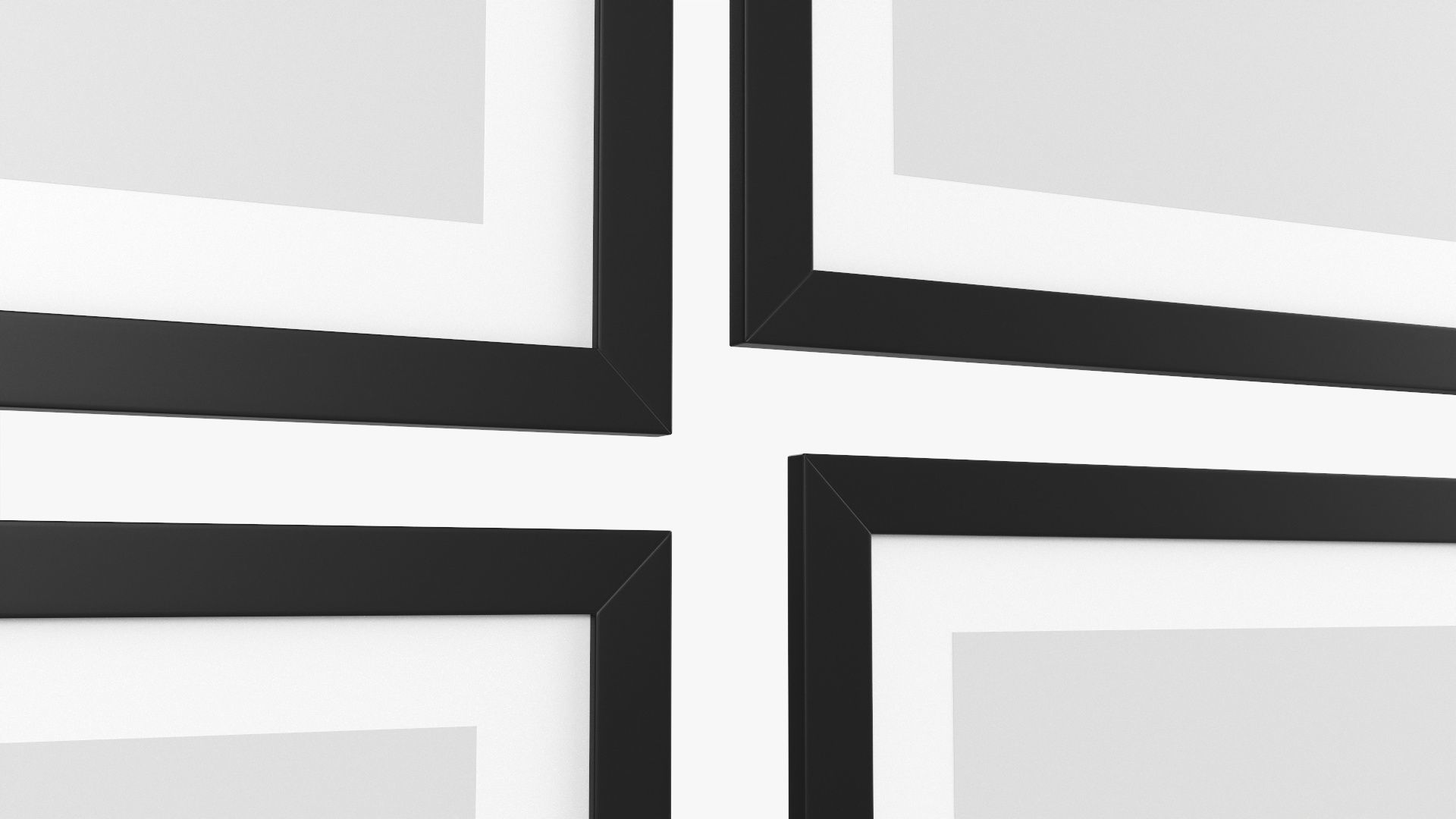 Picture frame set 02 3D model_3