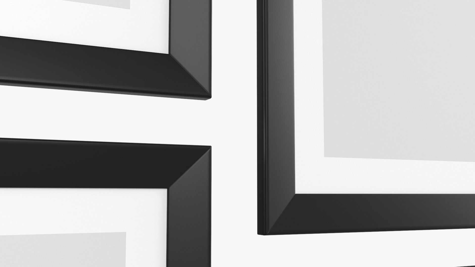 Picture frame set 03 3D model_3