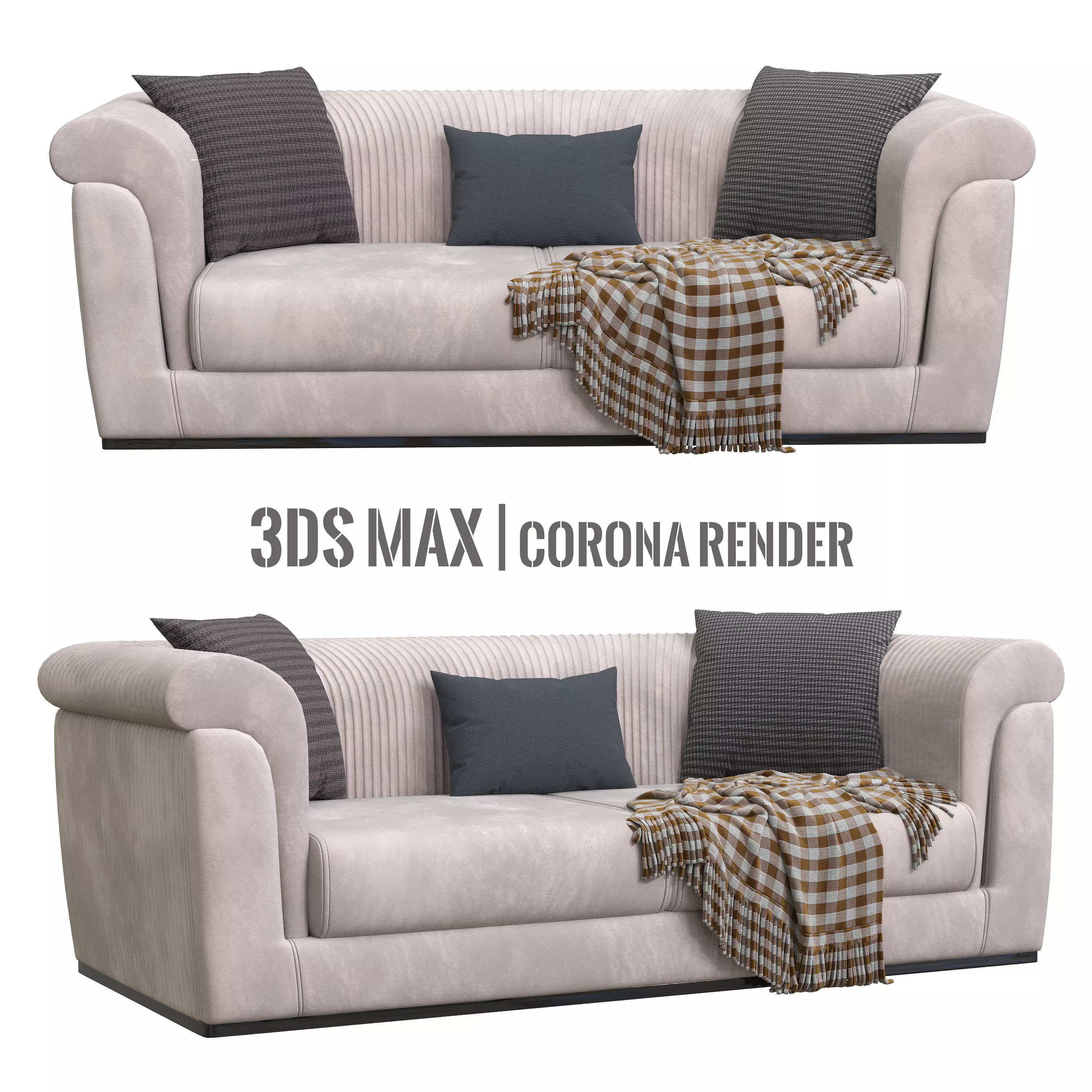 Gloria Sofa 3D model_0