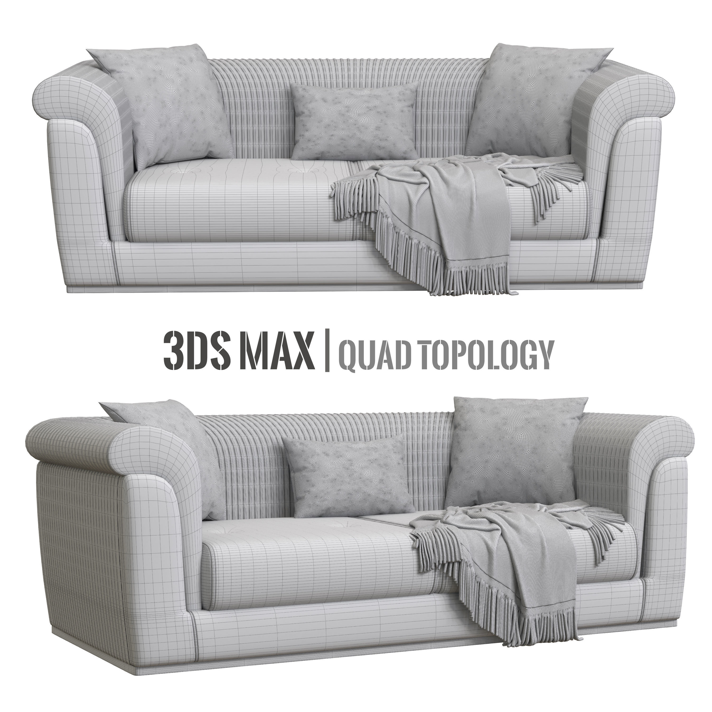 Gloria Sofa 3D model_1