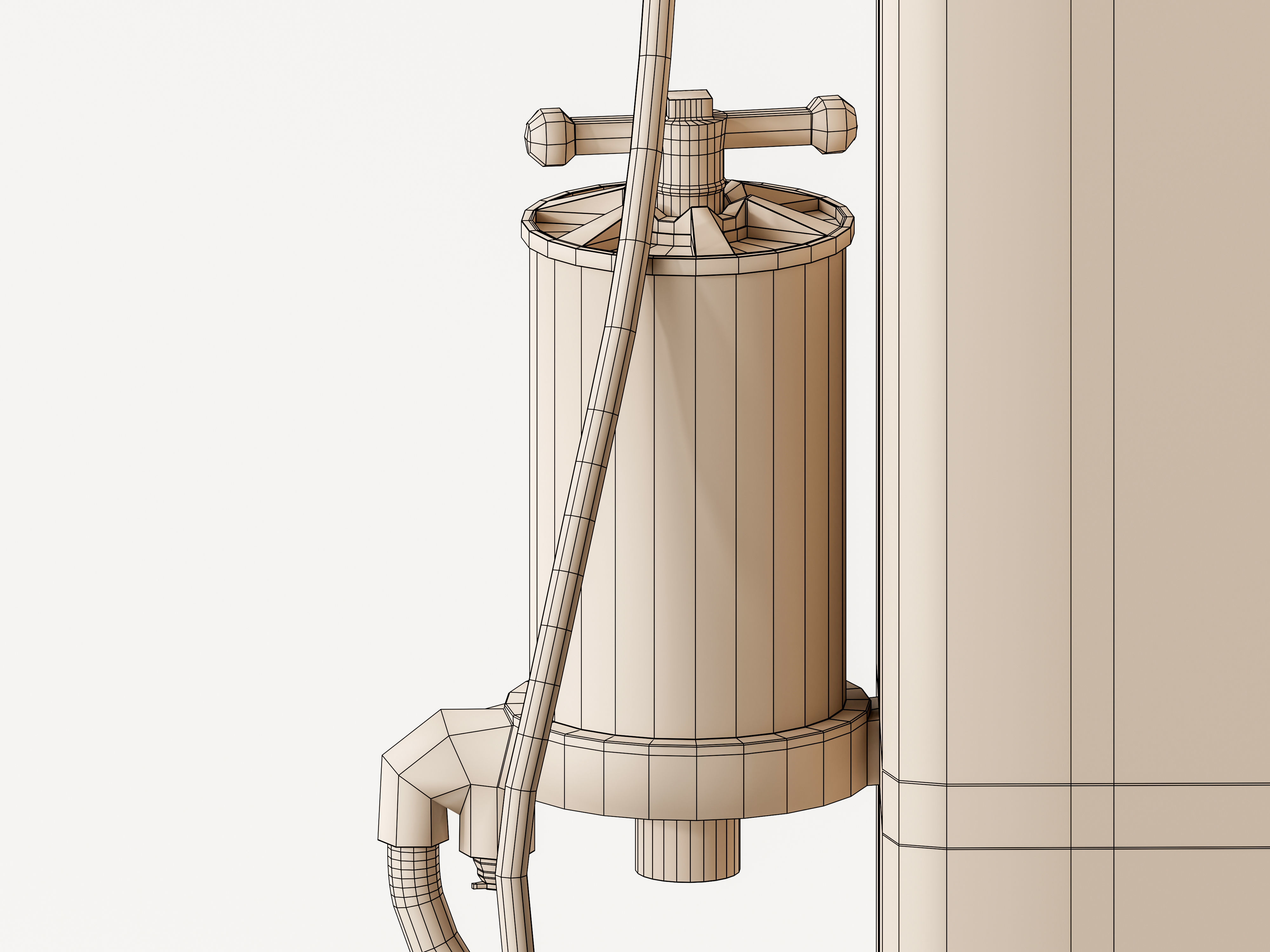 Vintage Gas Pump 3D model_5