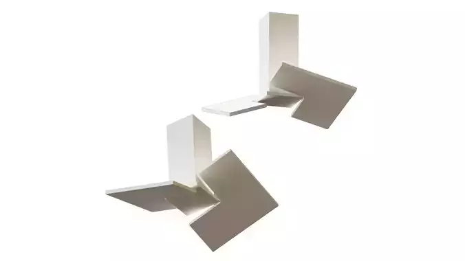 Puzzle Twist PL1 Ceiling Light by LODES 3D model