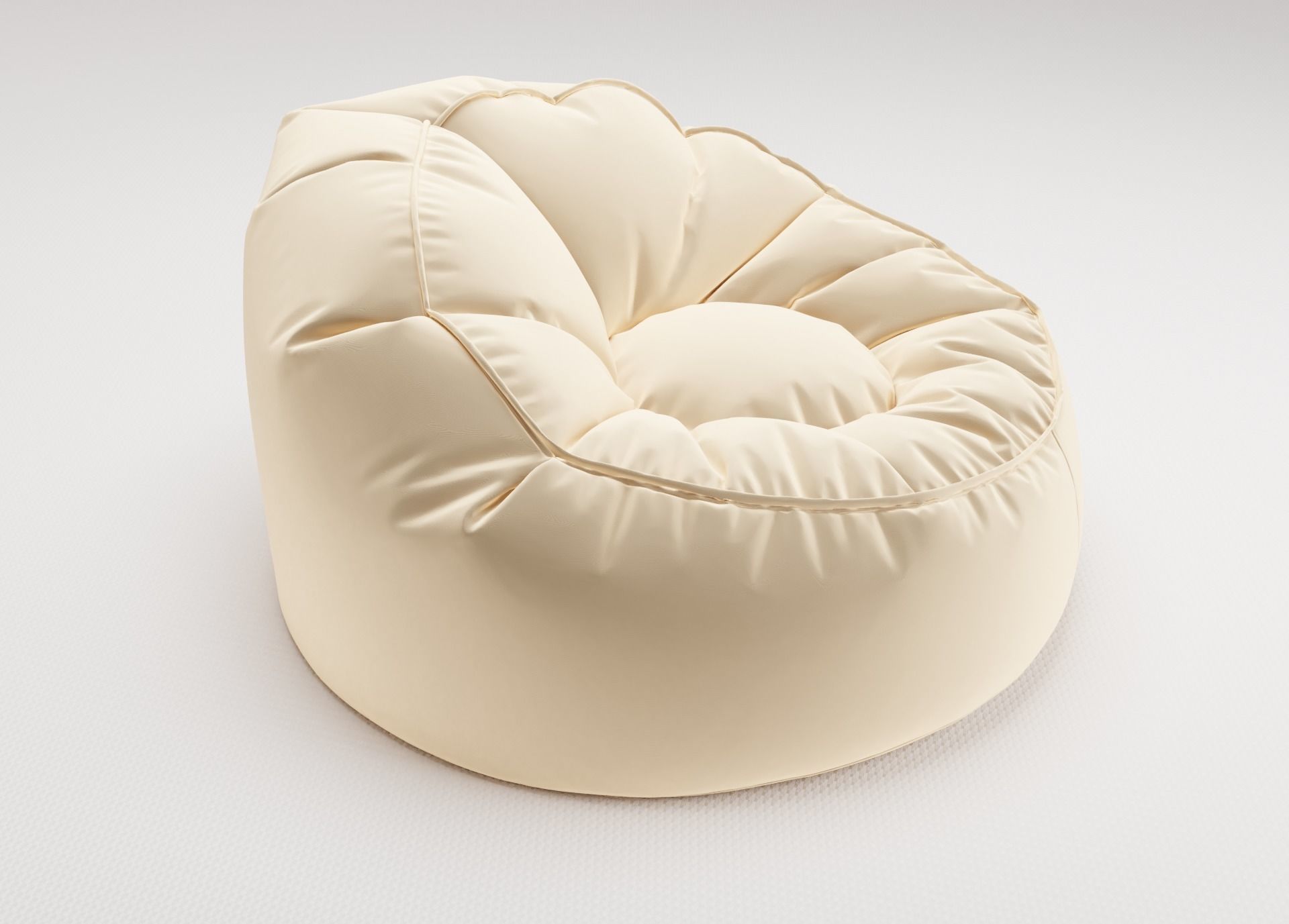 Bean Bag Esprit  Low-poly 3D model_1