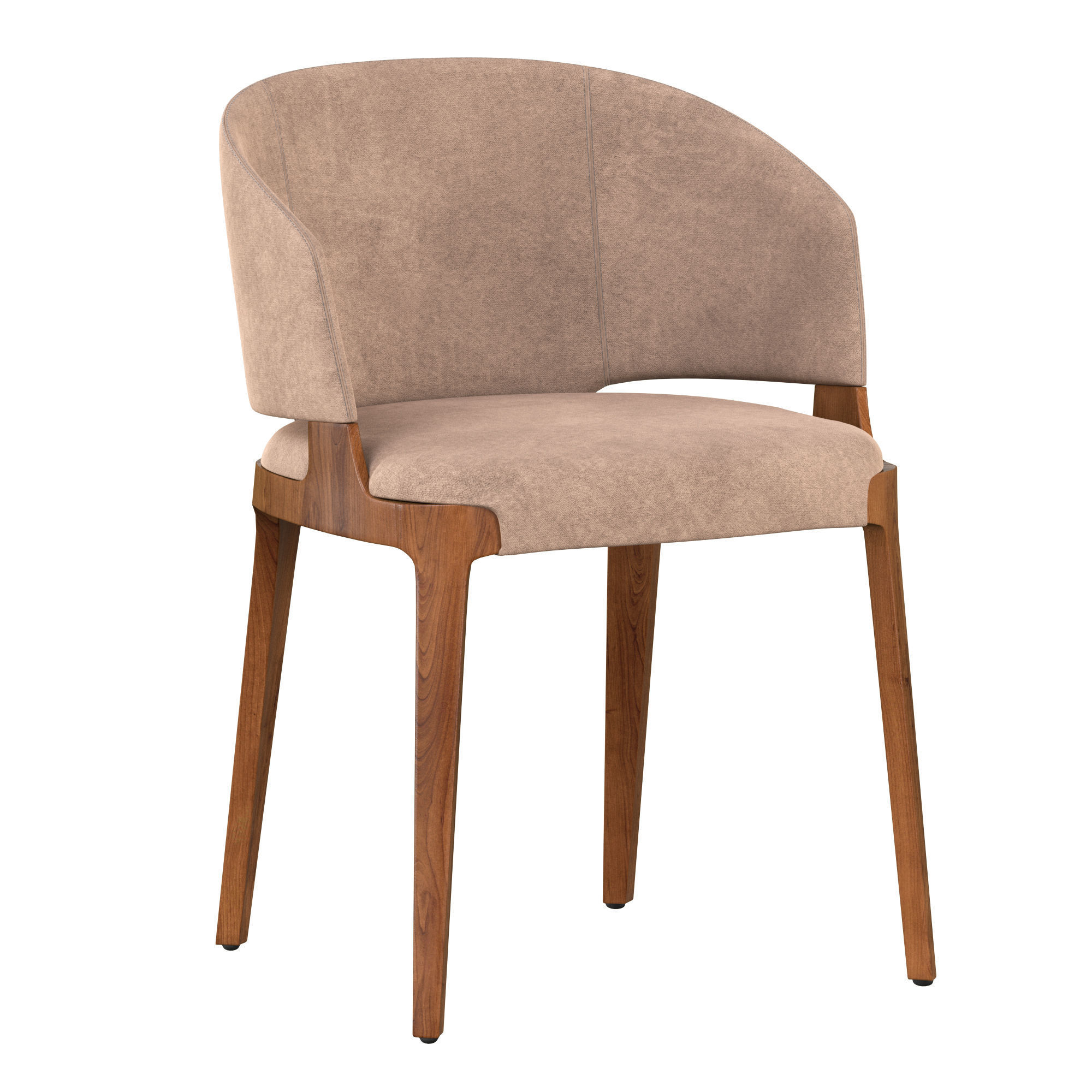 Velis Chair with armrests by Potocco 3D model_4