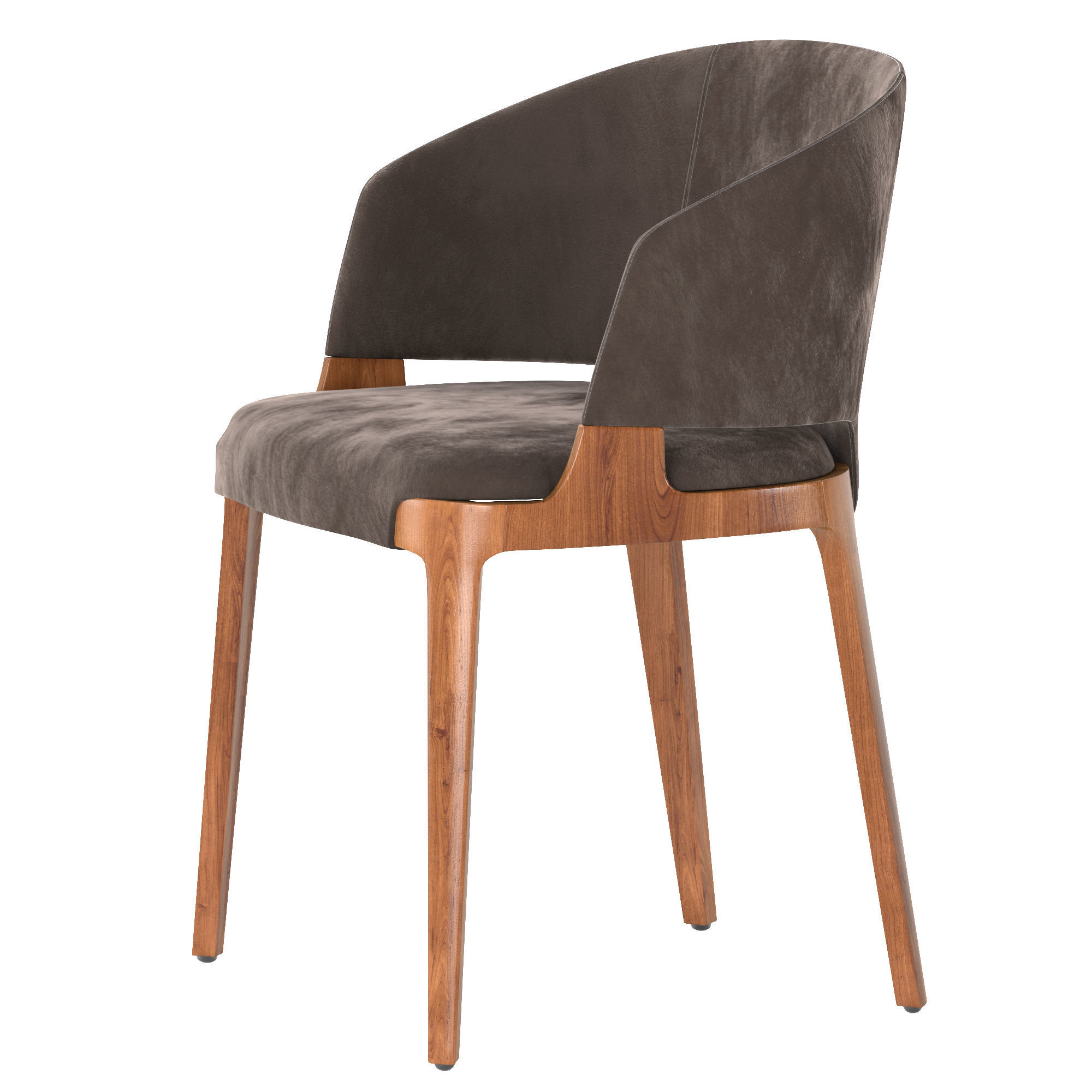 Velis Chair with armrests by Potocco 3D model_3