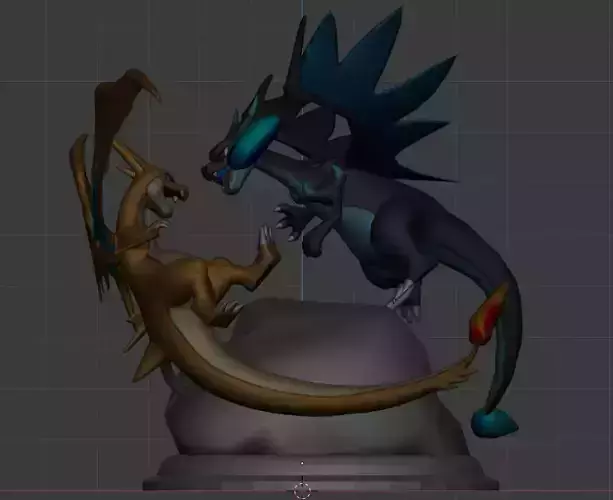 Charizard XY and Rock