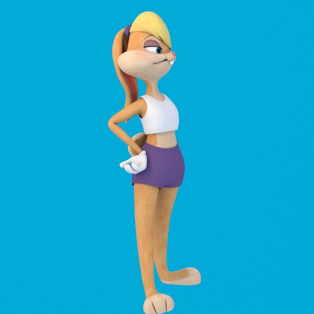 Lola Rigged 3D model_14