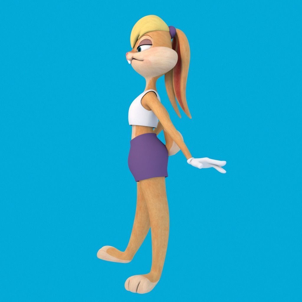 Lola Rigged 3D model_7