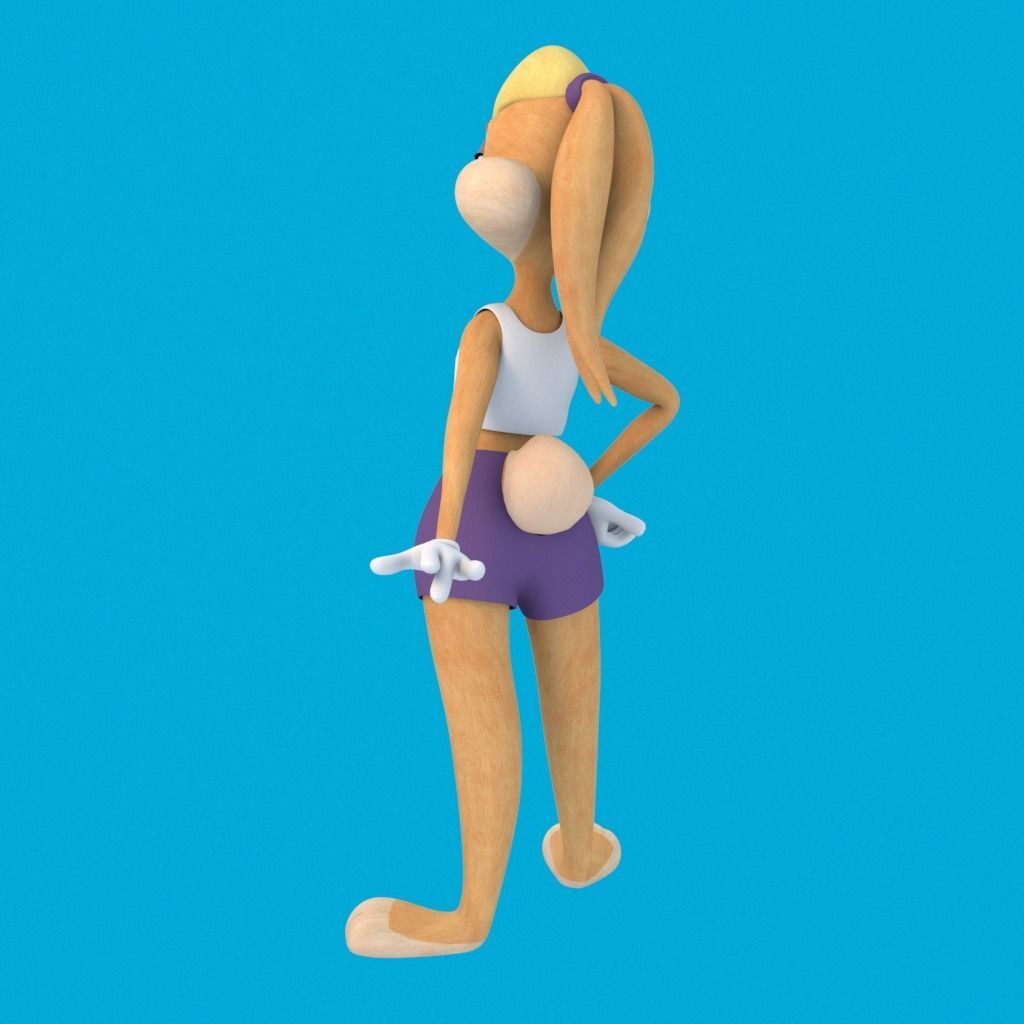 Lola Rigged 3D model_9