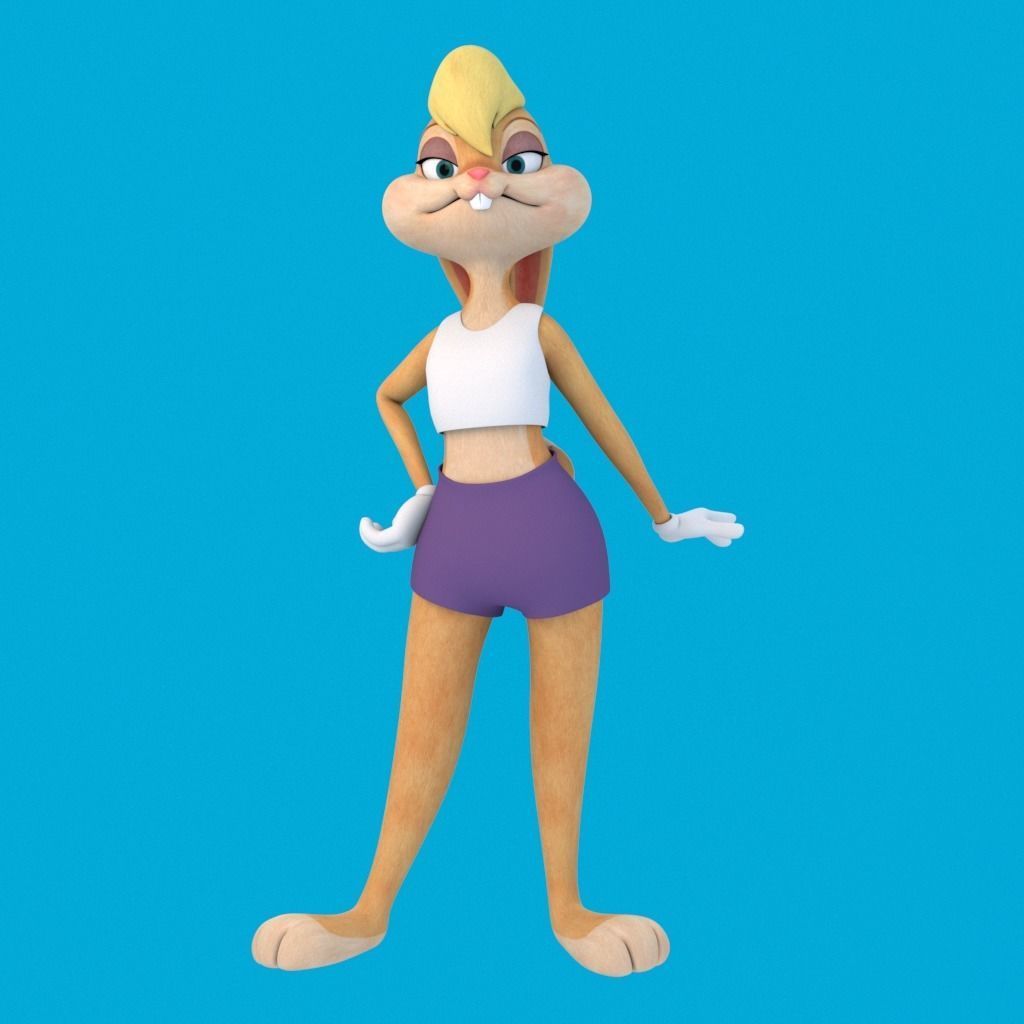 Lola Rigged 3D model_16