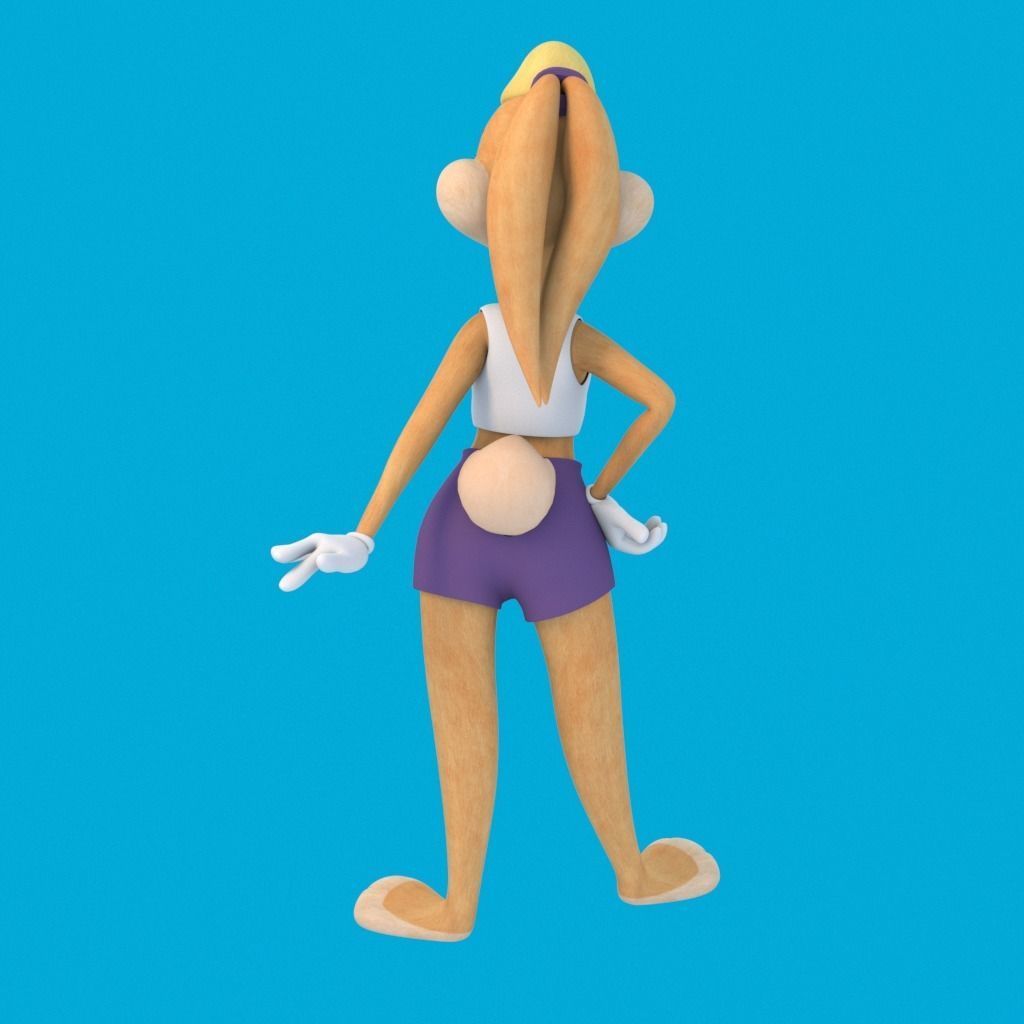 Lola Rigged 3D model_10