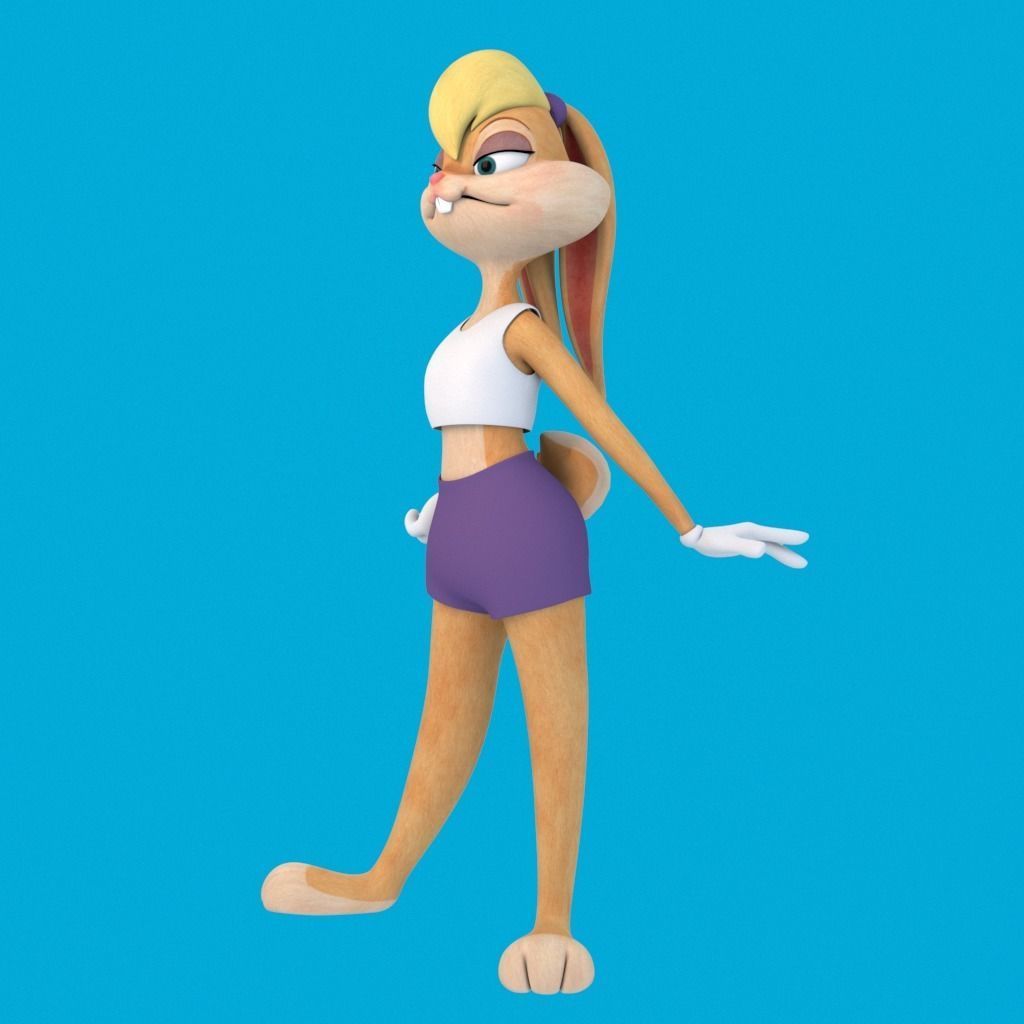 Lola Rigged 3D model_6