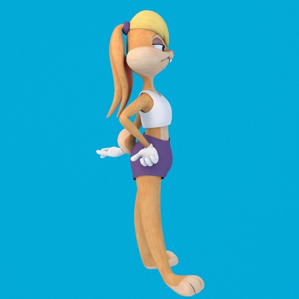 Lola Rigged 3D model_13