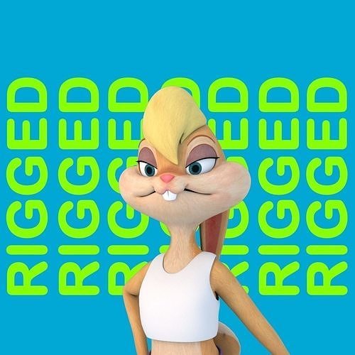 Lola Rigged 3D model