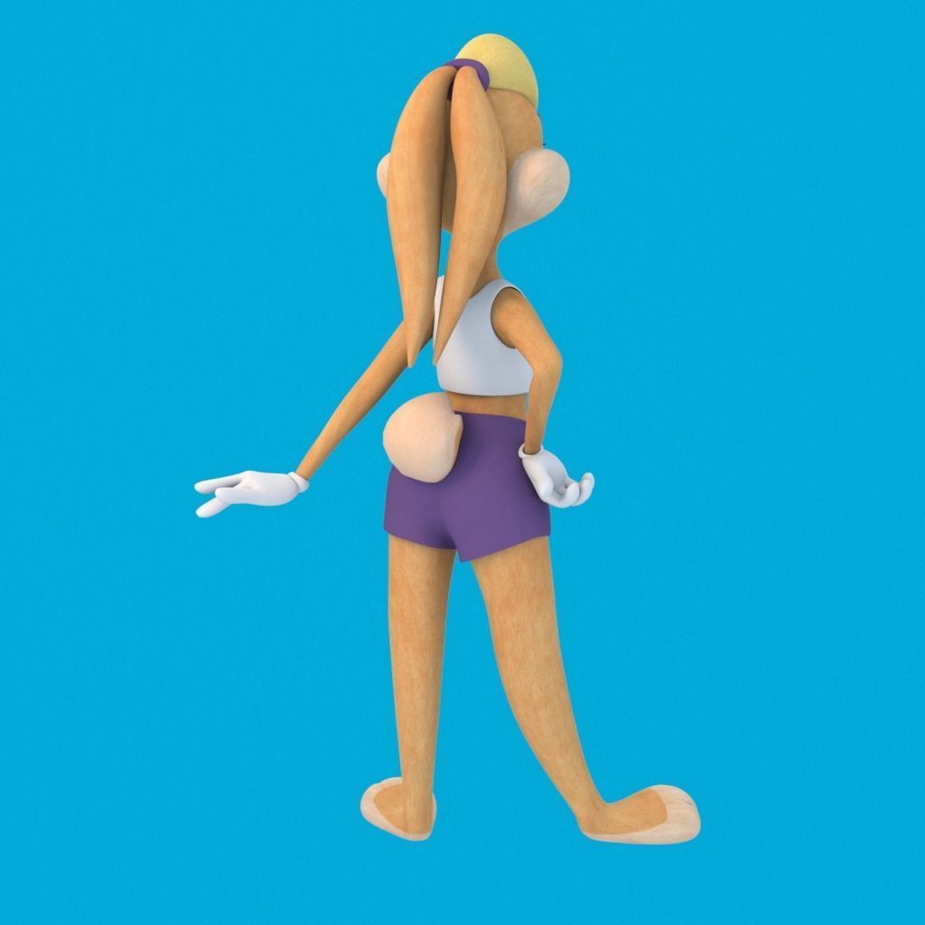Lola Rigged 3D model_11