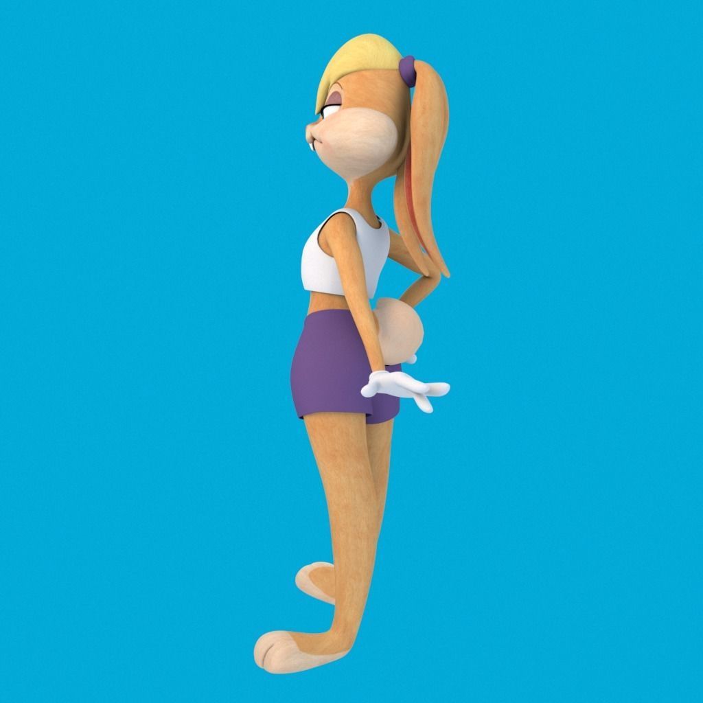 Lola Rigged 3D model_8