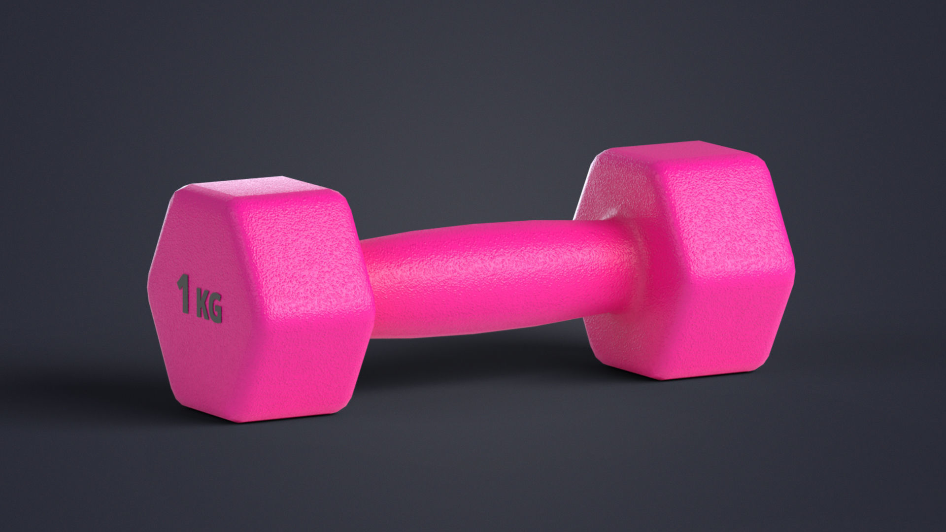 Fitness Dumbbells with Rack Low-poly 3D model_5