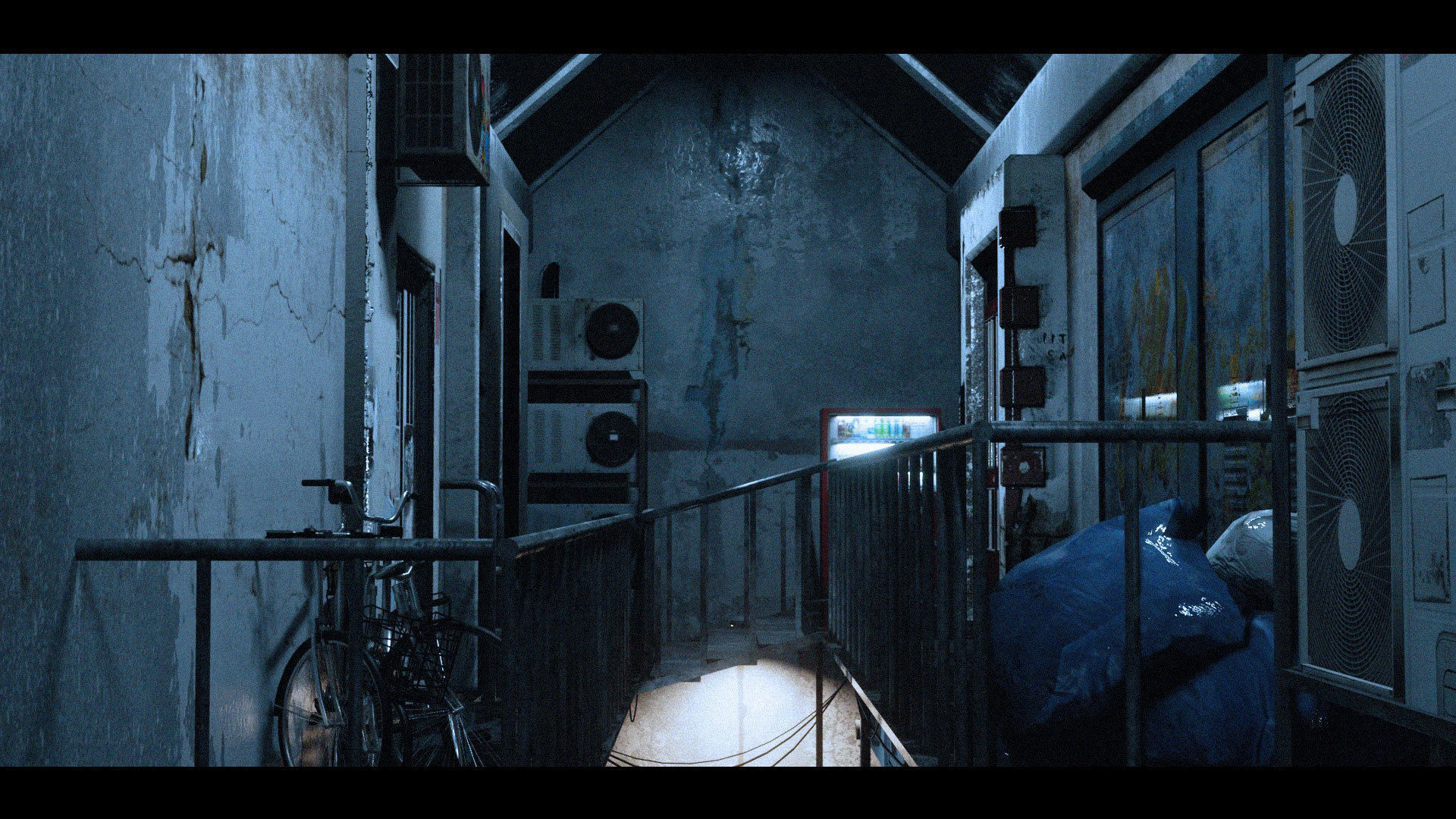 Cyberpunk Abandoned Street 3D model_17