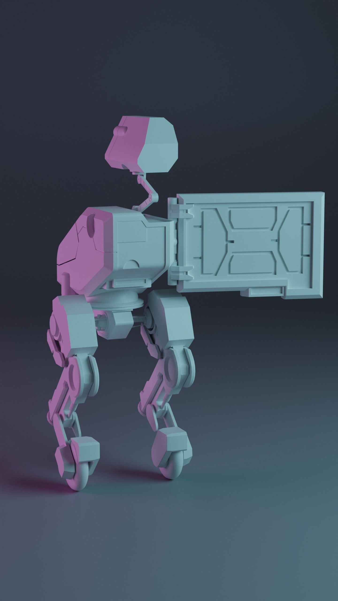 Metal Gear Mk 2 Low-poly 3D model_4