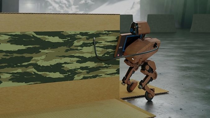 Metal Gear Mk 2 Low-poly 3D model