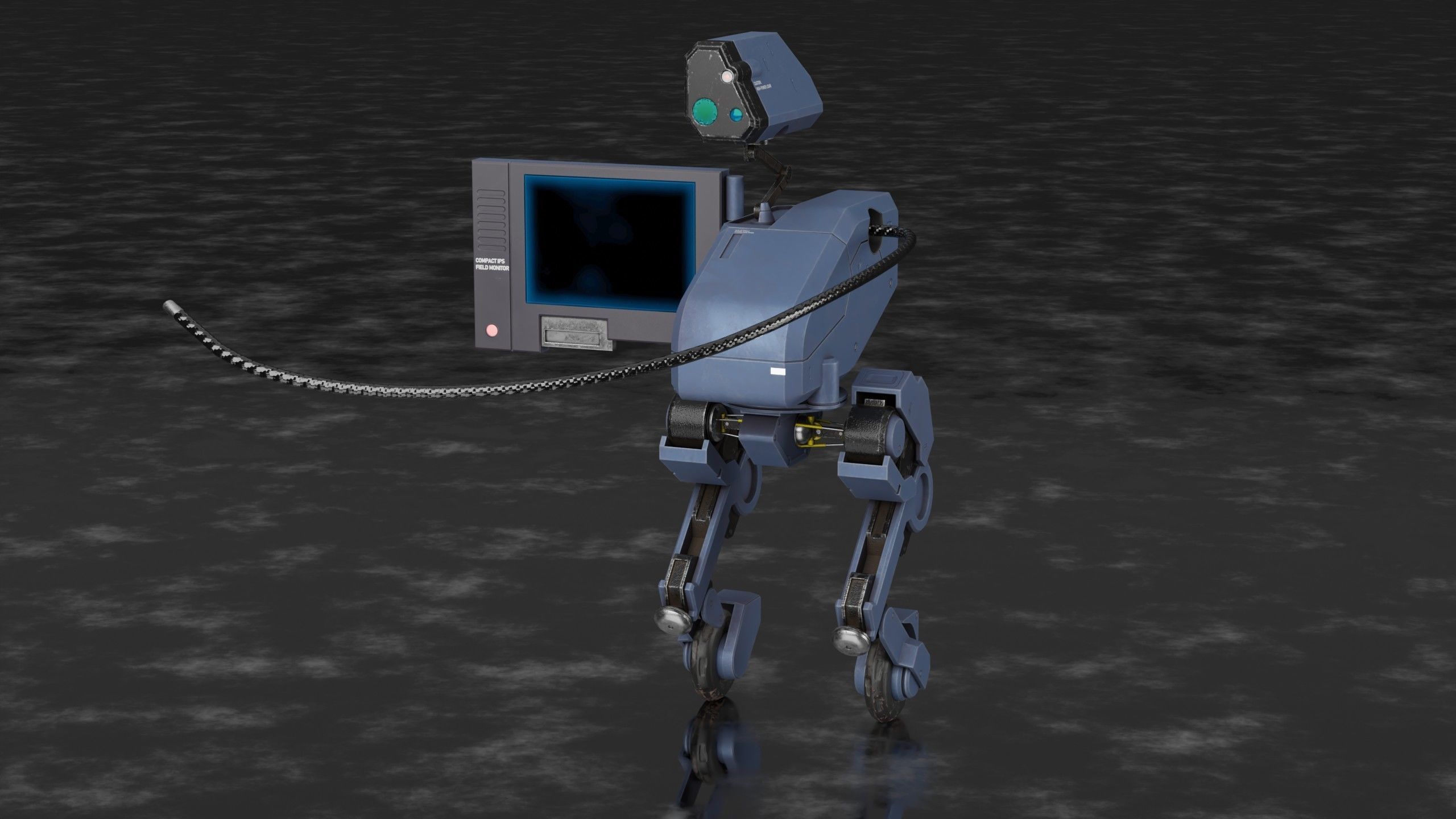 Metal Gear Mk 2 Low-poly 3D model_7