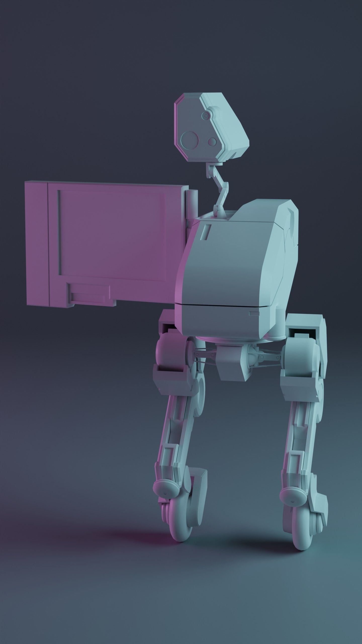 Metal Gear Mk 2 Low-poly 3D model_2