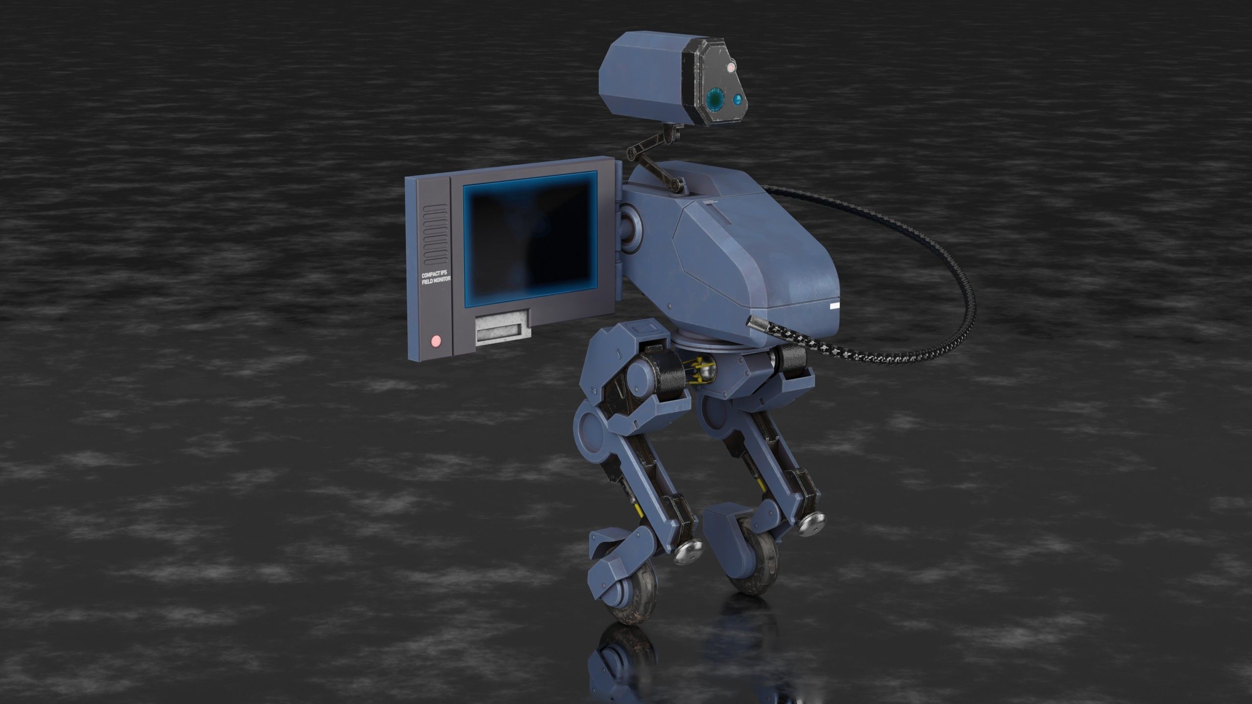 Metal Gear Mk 2 Low-poly 3D model_8