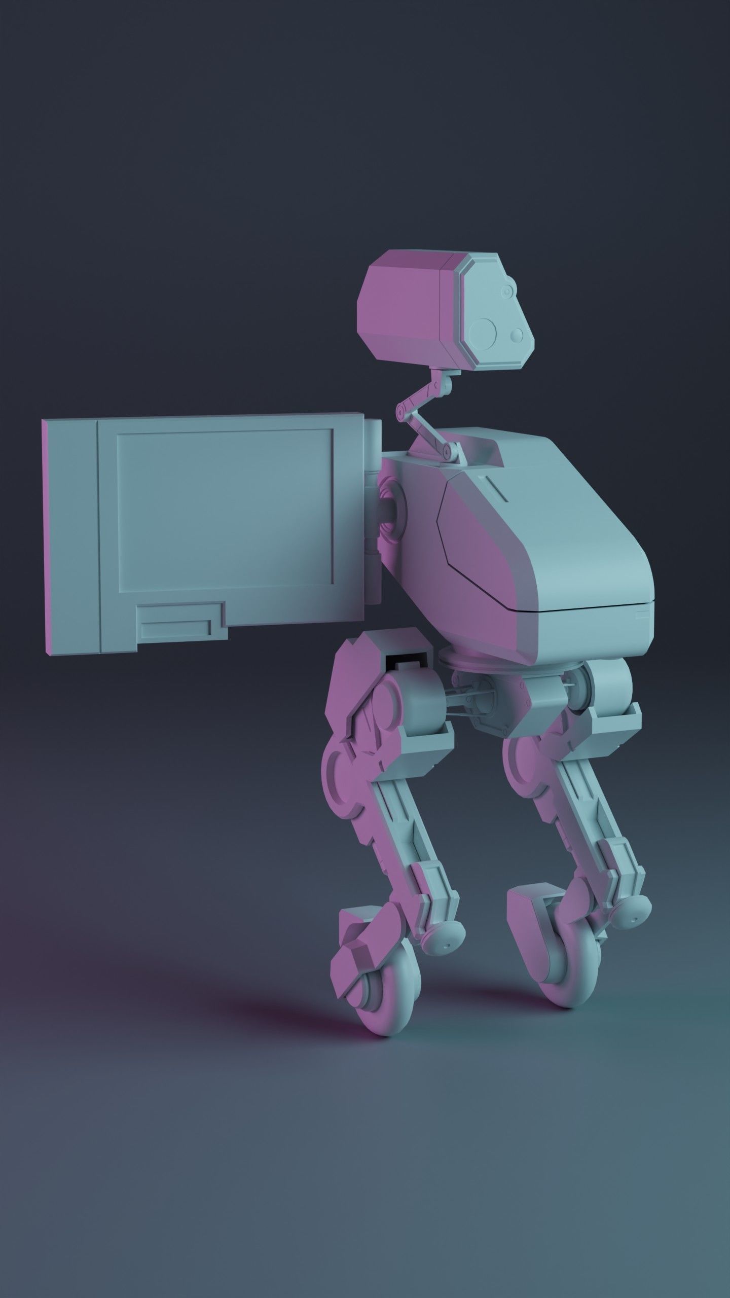 Metal Gear Mk 2 Low-poly 3D model_6