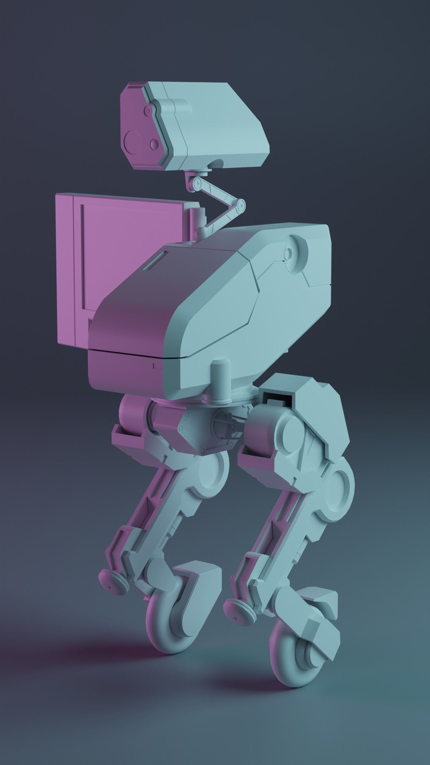 Metal Gear Mk 2 Low-poly 3D model_3