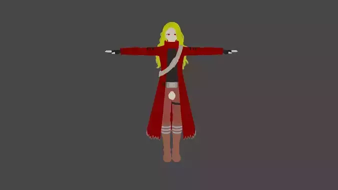 3d model character game  unity REN 3D model