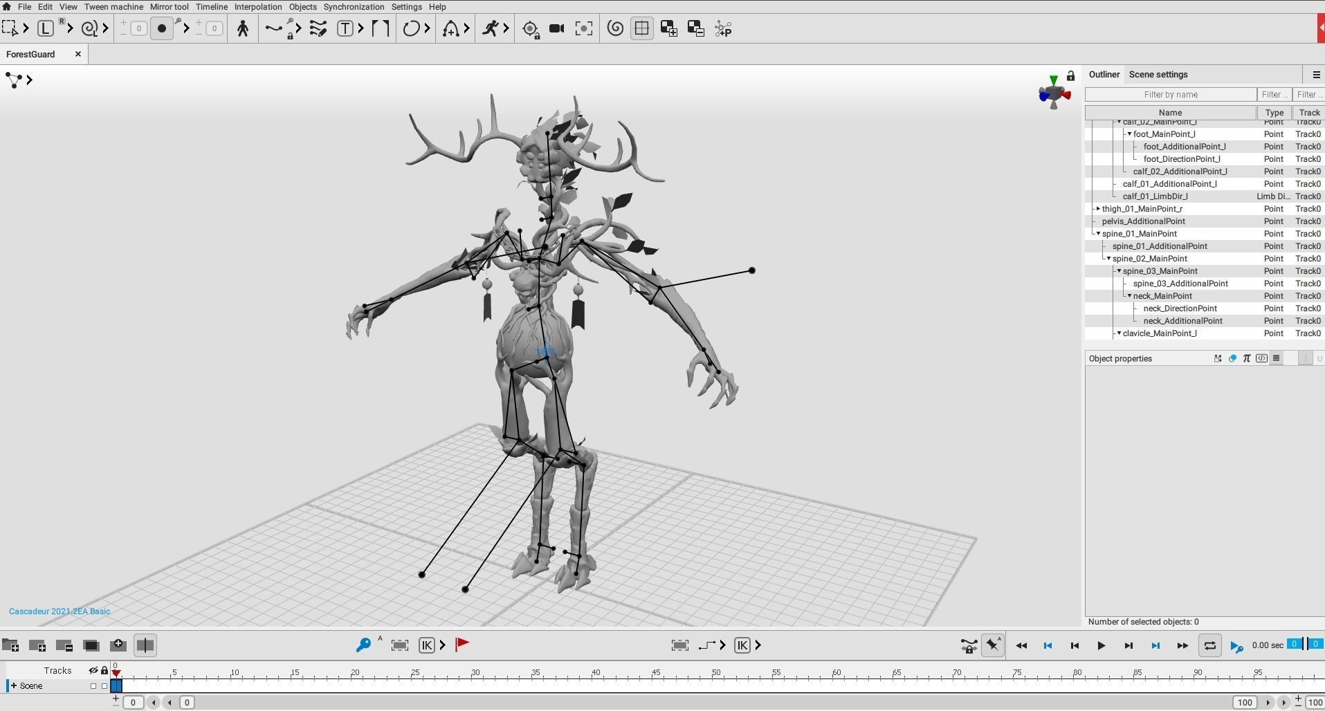 Forest Guardian Low-poly 3D model_8