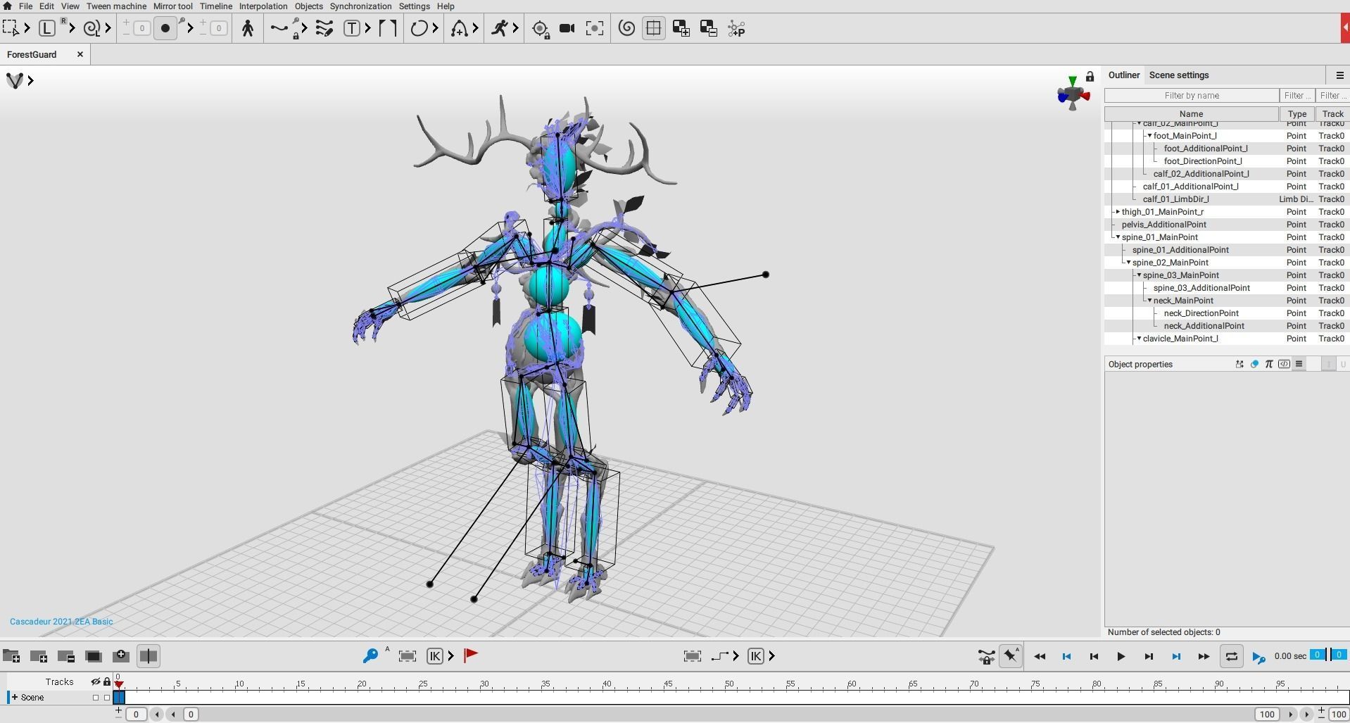 Forest Guardian Low-poly 3D model_9
