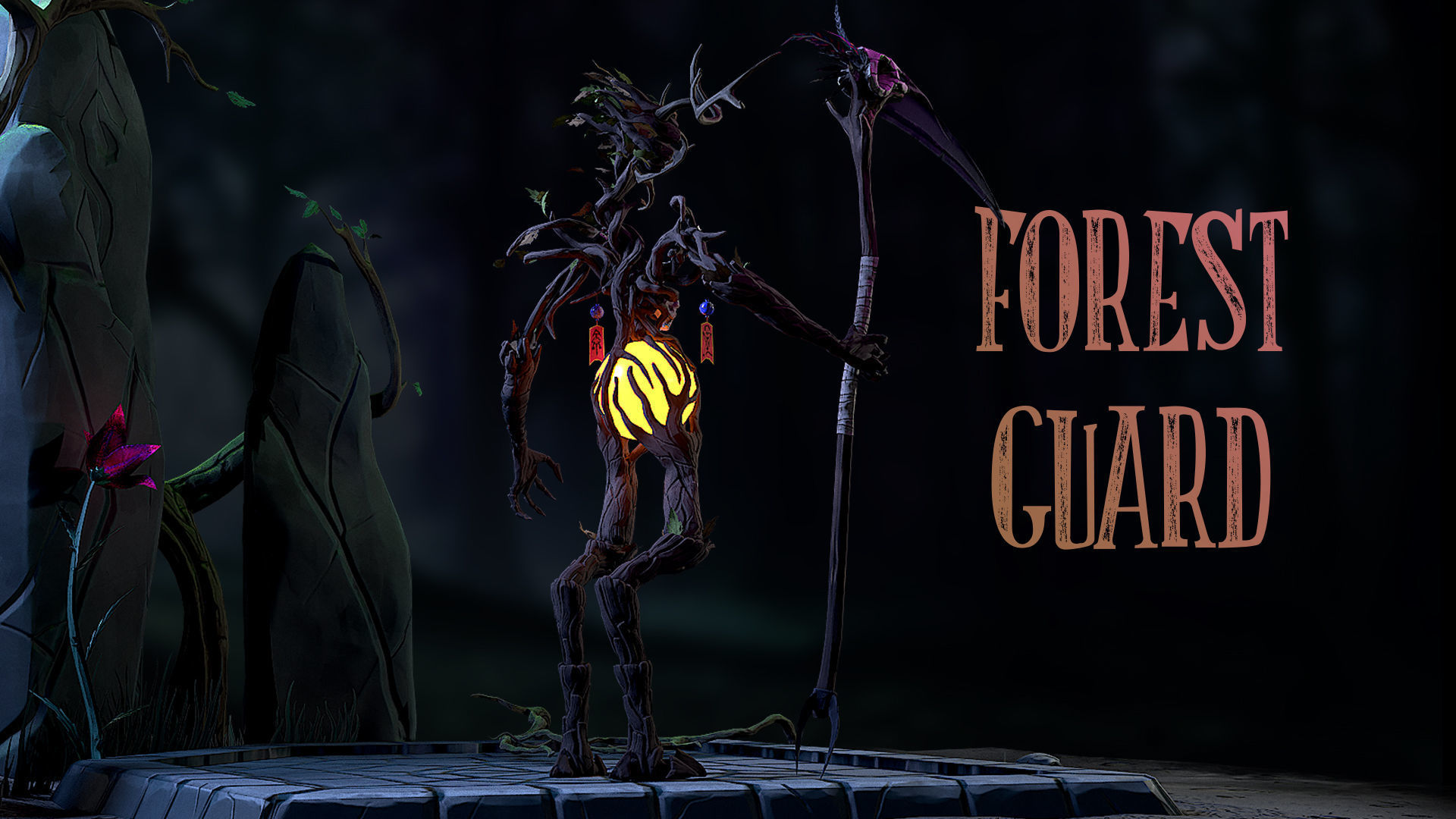 Forest Guardian Low-poly 3D model_4