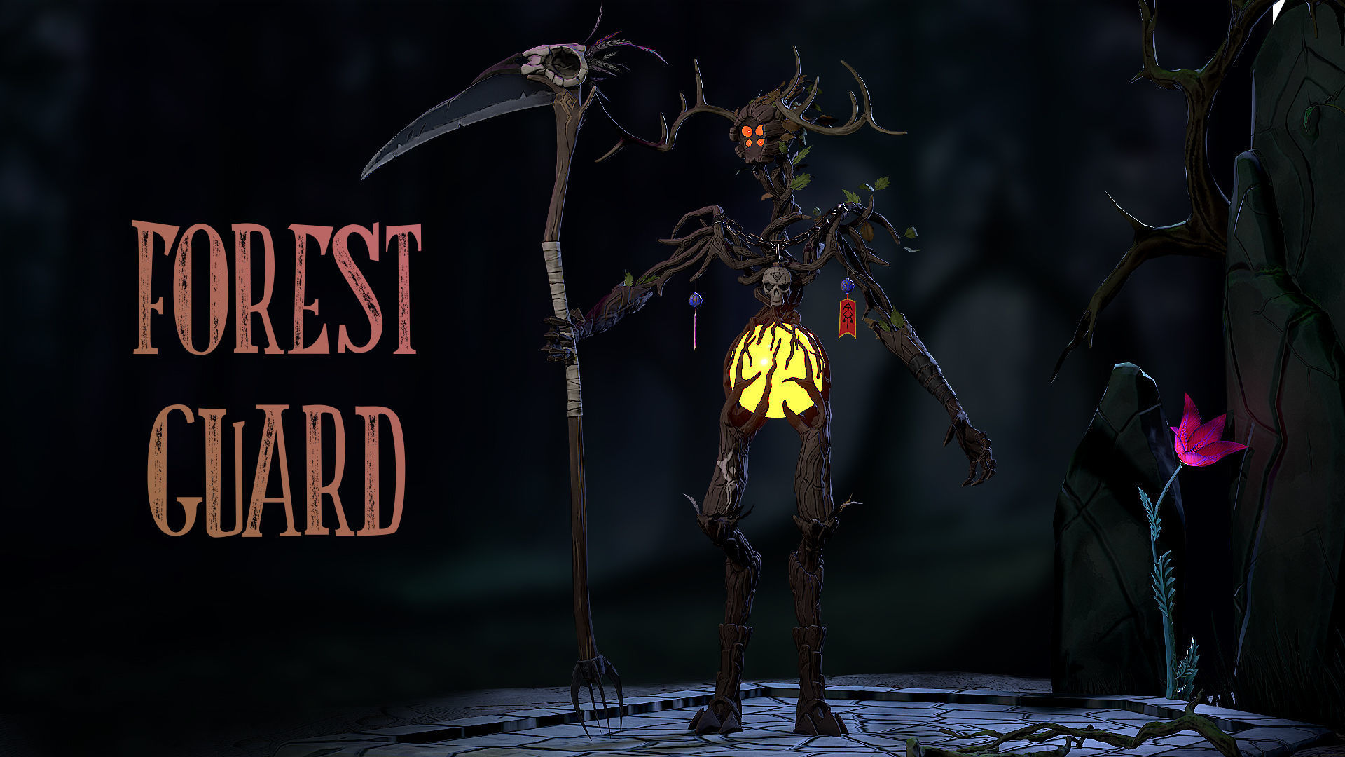 Forest Guardian Low-poly 3D model_3