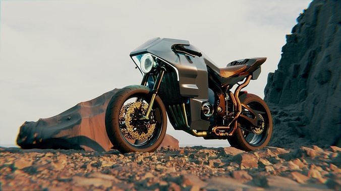 MOTORBIKE OWL 3D model