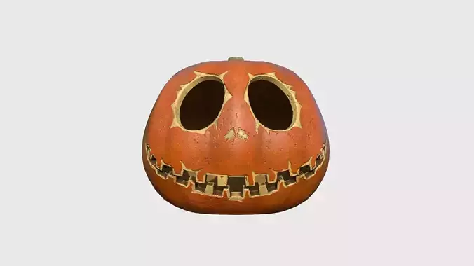 Pumpkin Head 02 Dirt - Jack O Mask - Character Design