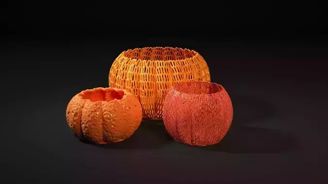 Pumpkin vases