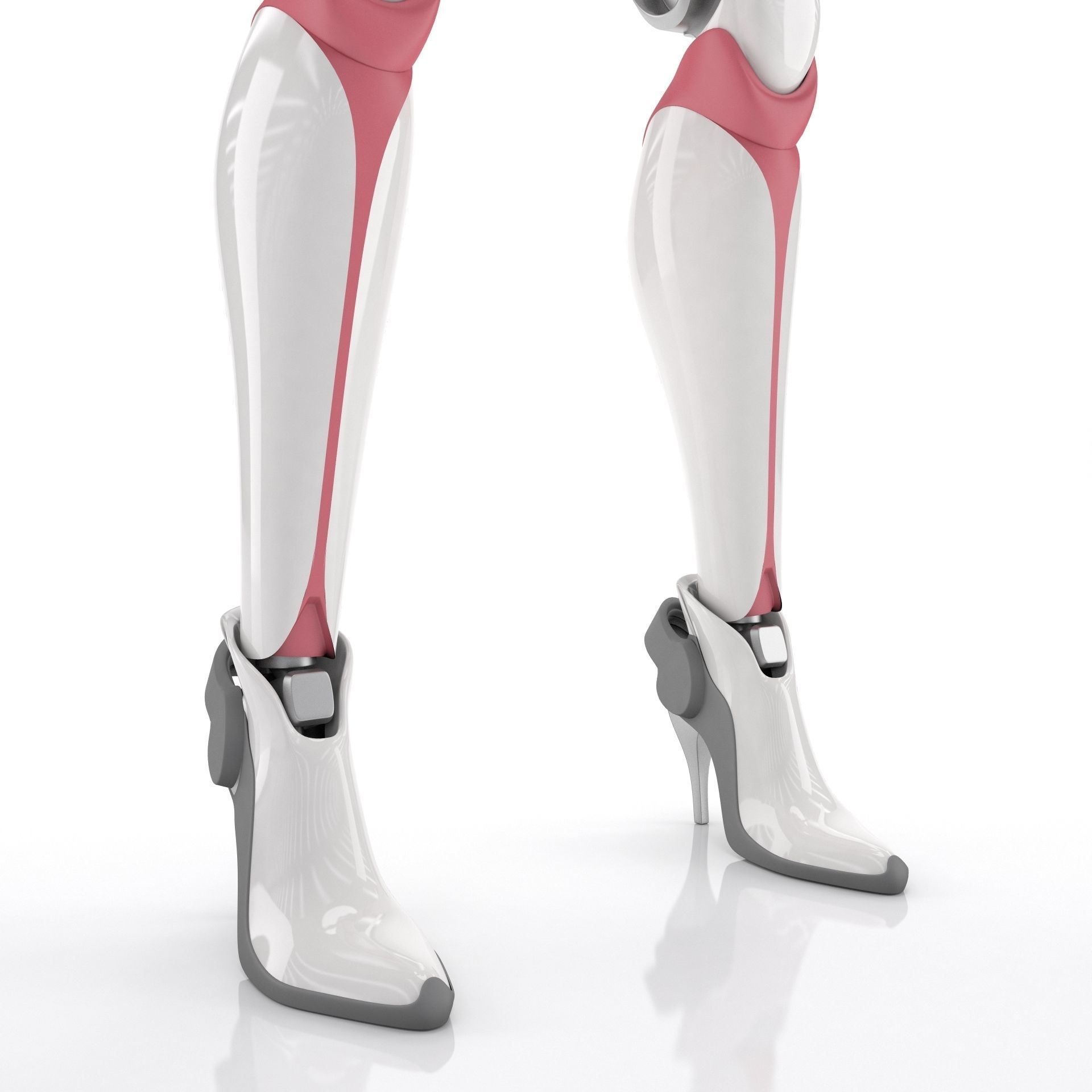Female Android 3D model_14