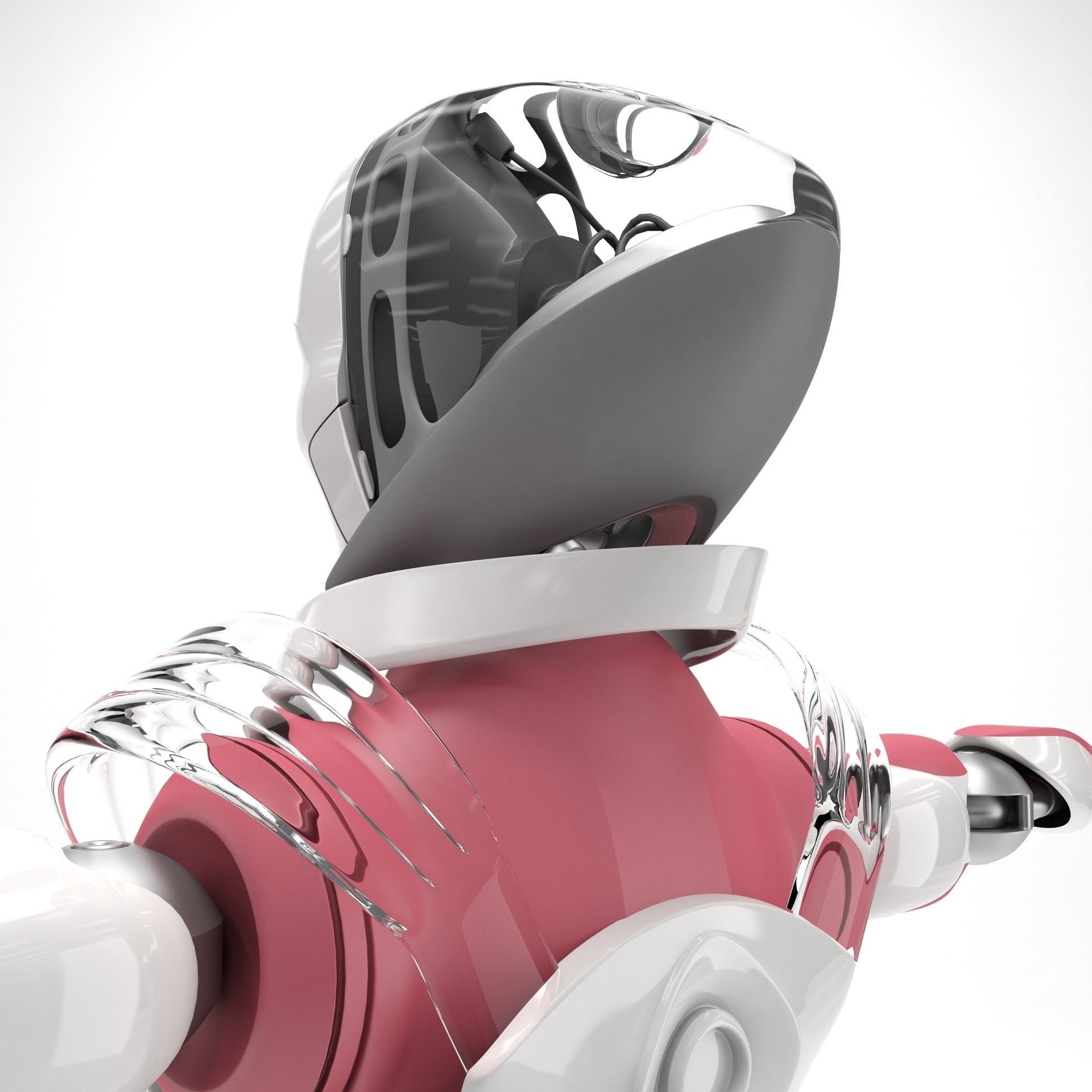 Female Android 3D model_12