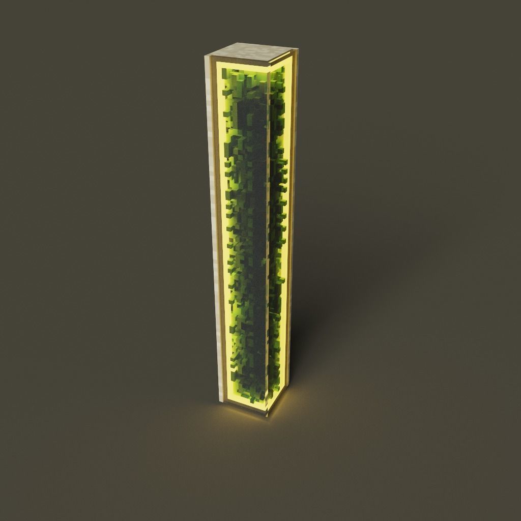 Voxel Balcony Low-poly 3D model_15