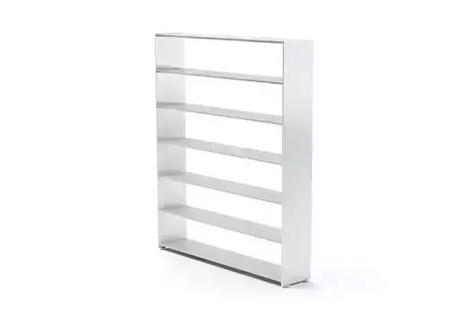 Modular White Shelf System
